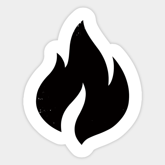 Fire Sticker by PsychicCat